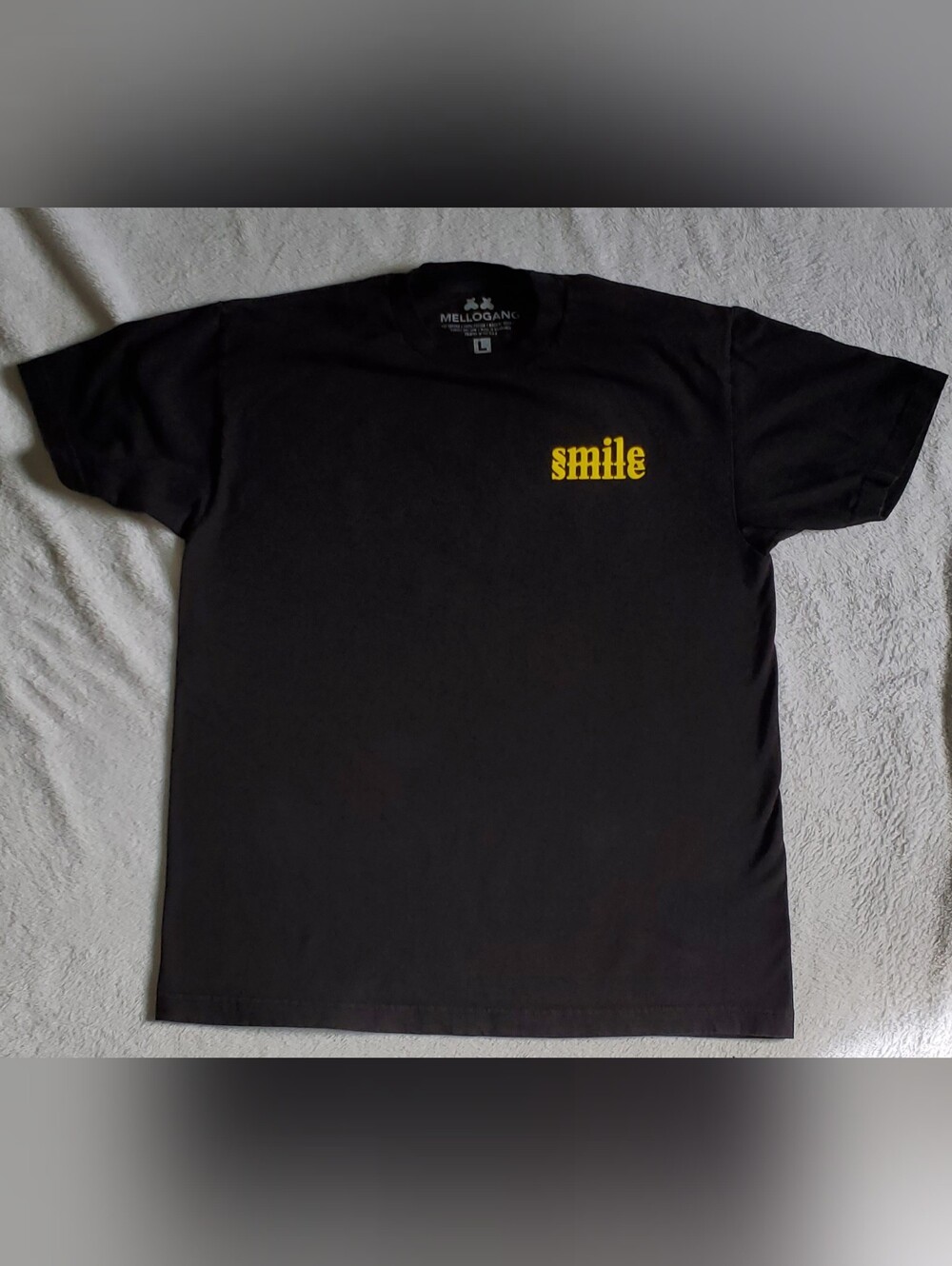 Men's Black 'Smile' Graphic Tee by